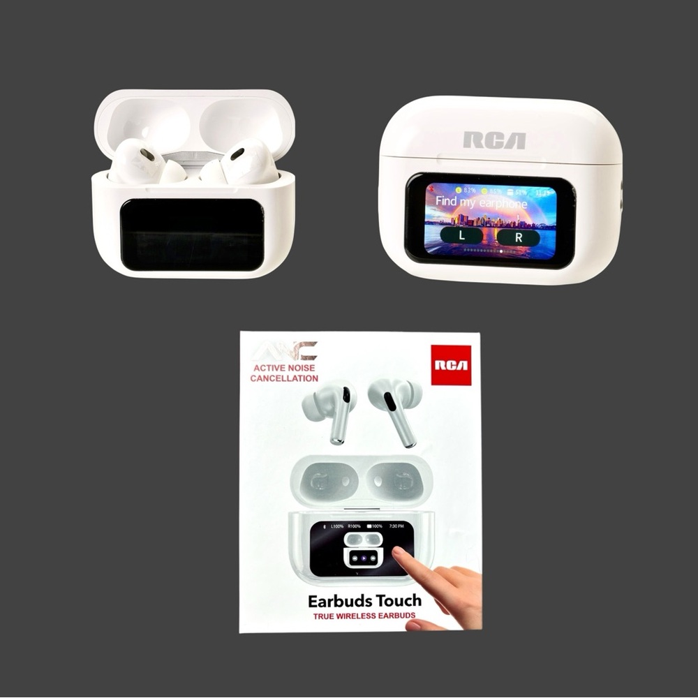 RCL TWS Earbuds Touch White WAVE-48